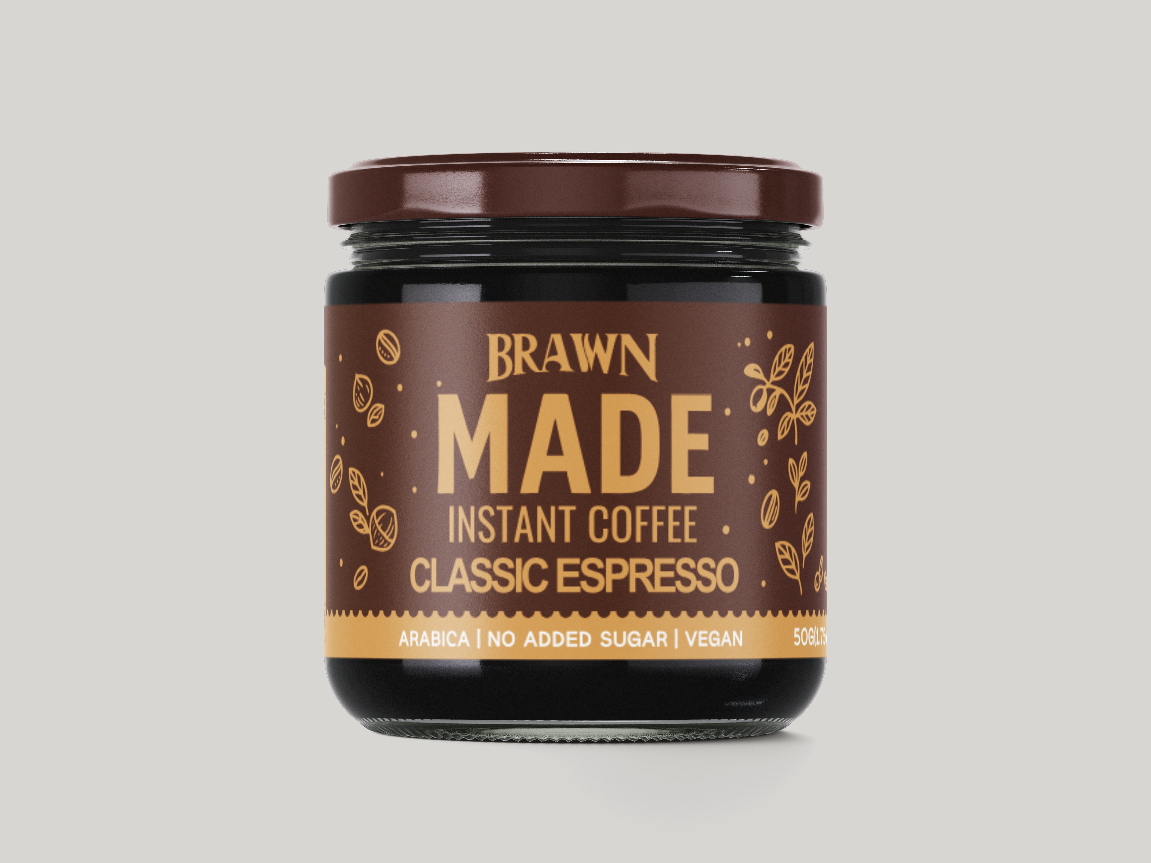 Classic Espresso Freeze-Dried Instant Coffee | Brawn