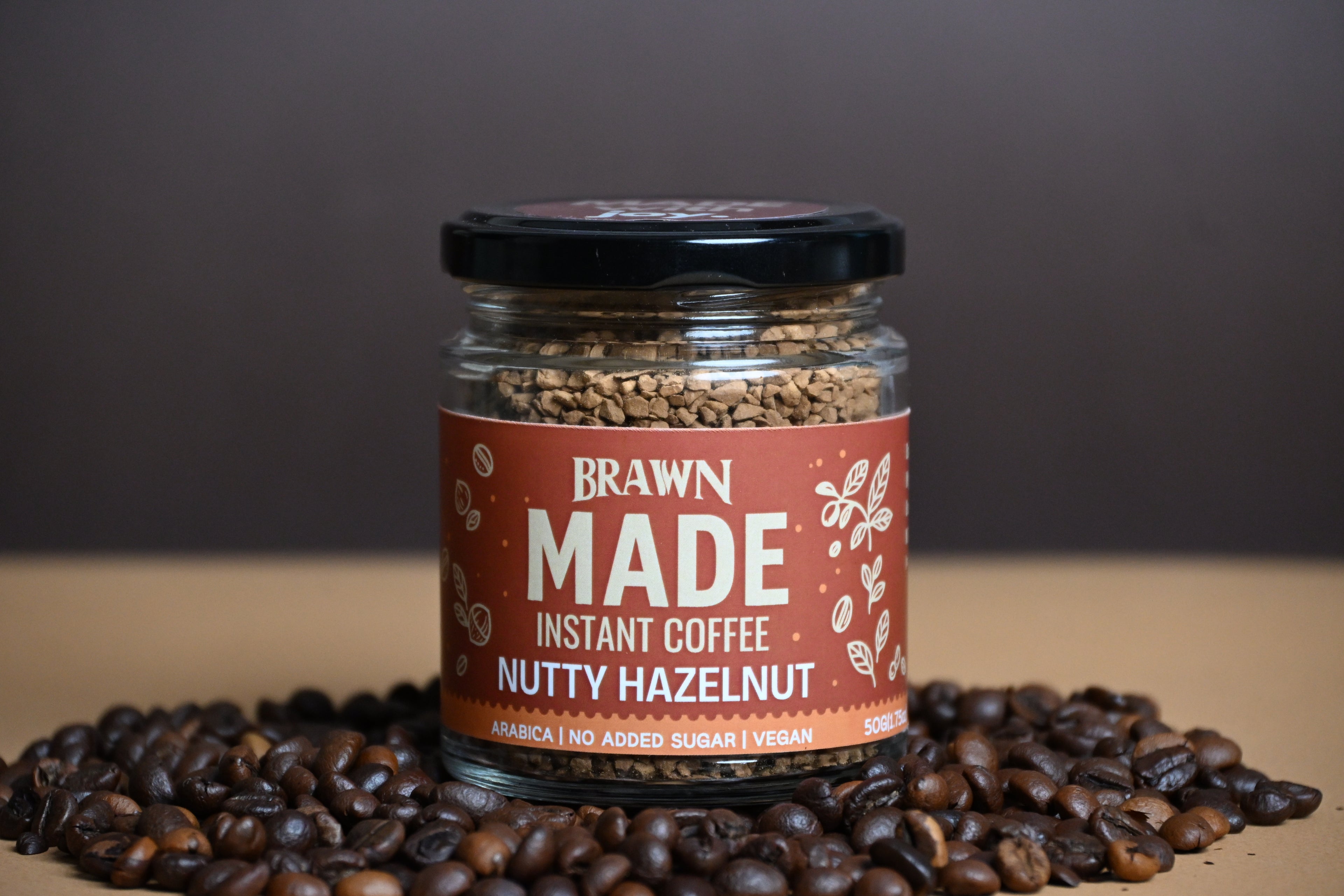 Nutty Hazelnut Freeze-Dried Instant Coffee | Brawn