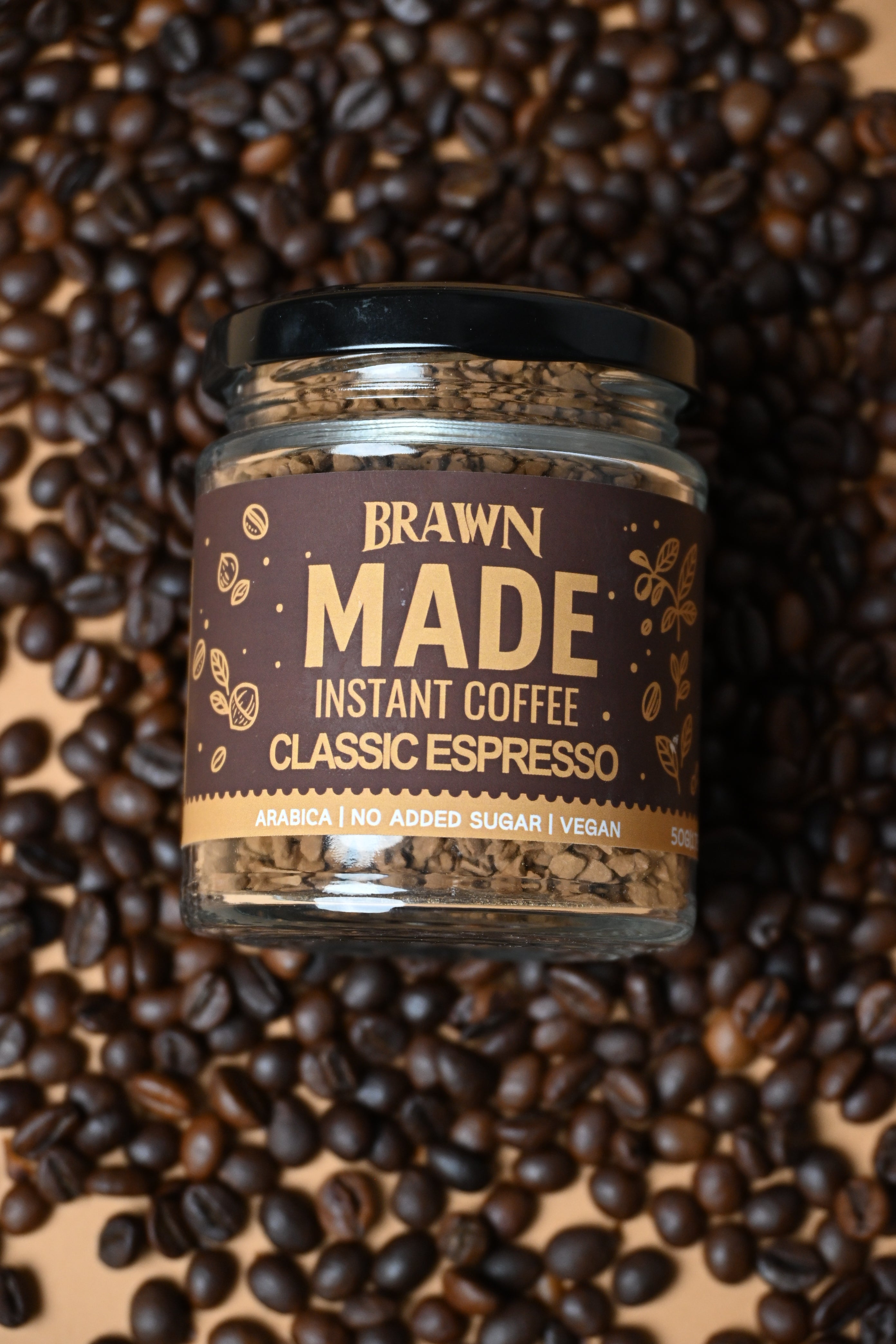 Classic Espresso Freeze-Dried Instant Coffee | Brawn