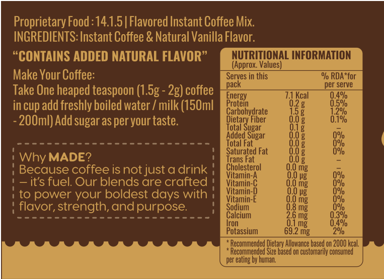Classic Espresso Freeze-Dried Instant Coffee | Brawn